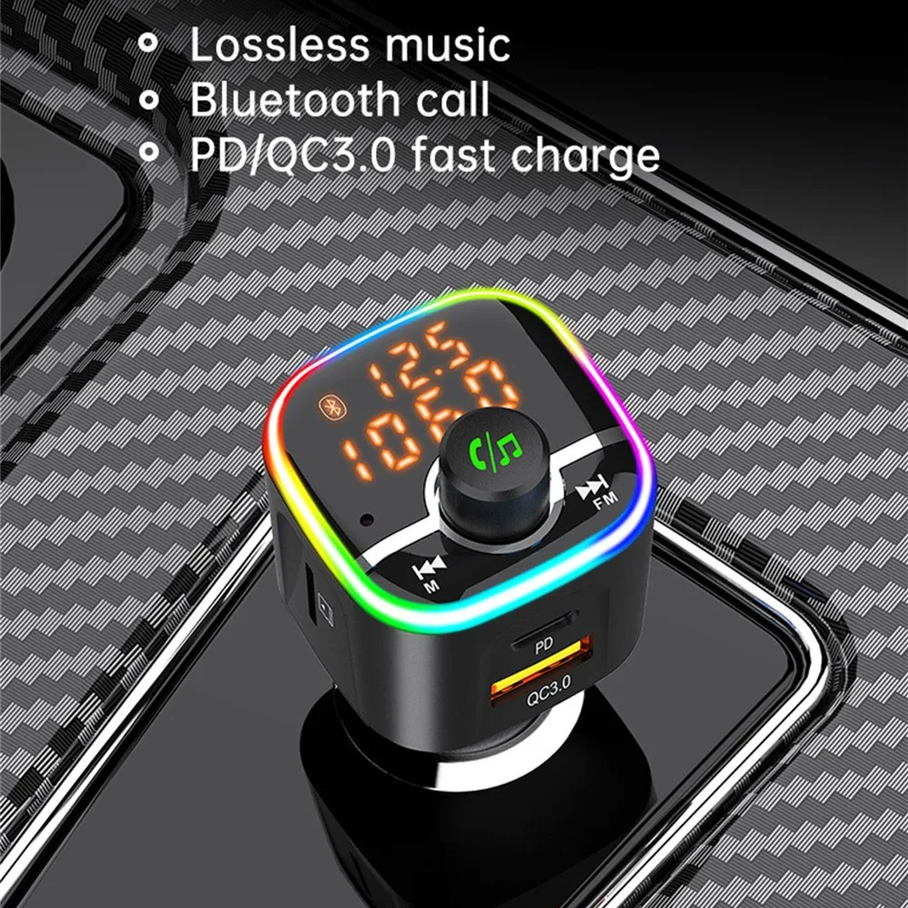 

Автомобильное зарядное устройство, Bluetooth, автомобильный аудиоплеер, MP3 плеер, автомобильный комплект Bluetooth, аудиоплеер, быстрое зарядное уст...