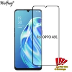 9H Защита экрана для OPPO A91 закаленное стекло OPPO A91 полное покрытие искусственное стекло для OPPO A91 6,4 дюймов защитное стекло