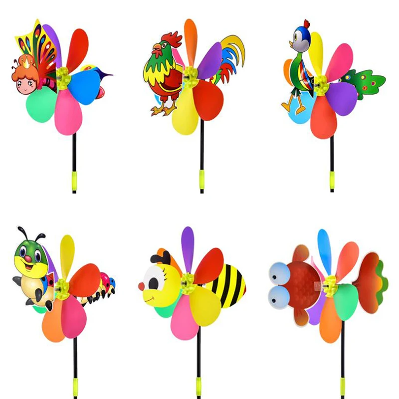 

21inch Colorful Plastic Windmill Toys Pinwheel Self-assembly Windmill Home Garden Yard Decor Outdoor Gifts Children's Toy