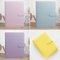 kawaii and cute pu leather a5 a6 notebook diary schedule book planner diary loose leaf binder cute school supplies