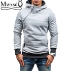 Mwxsd мужские модные толстовки мужские облегающие пуловеры толстовки мужские уличные хип-хоп спортивные костюмы M-3XL