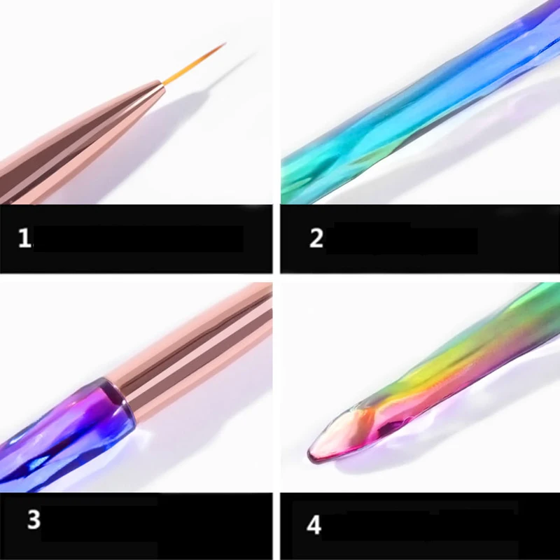 3 шт./компл. кисти для рисования ногтей нейтральная ручка ручки лак | Красота и
