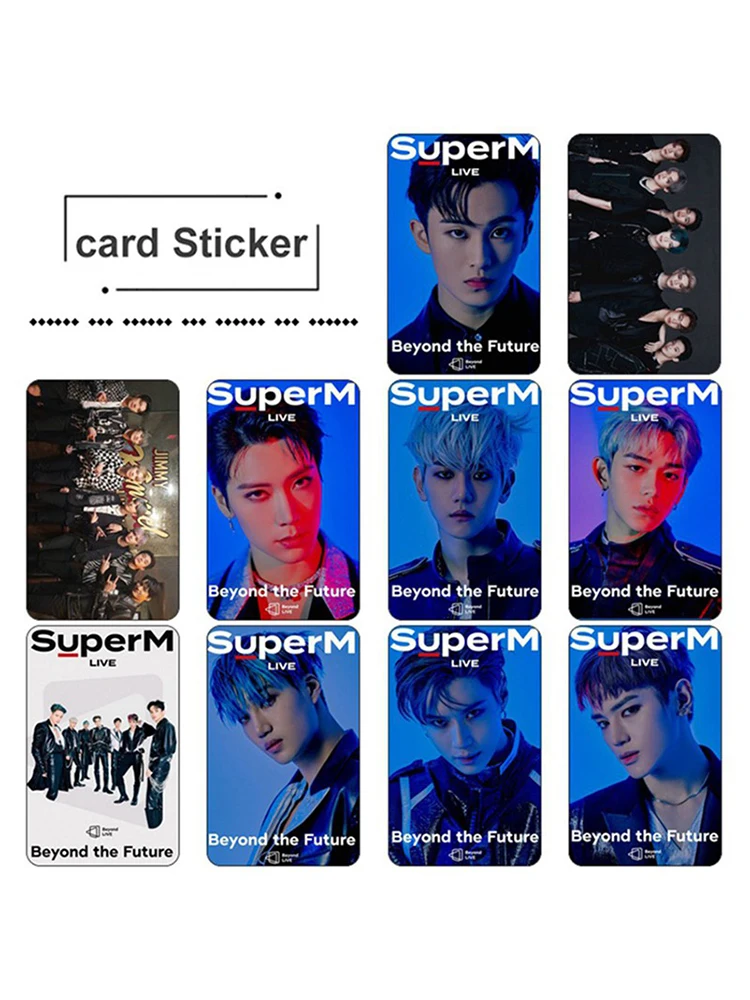 10 шт./компл. KPOP SuperM live Photo карточные фотографии Boy LOMO Cards Self Made Pictures Photocard Fans