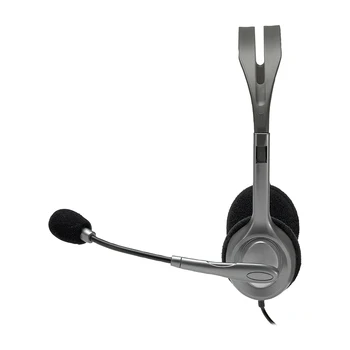 Logitech H110 Stereo Headset with Microphone 3.5mm Wired Headphones 2