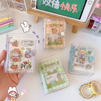 2020 kawaii mini loose leaf notebook 3 hole dairy paper refill spiral binder planner cute pager dairy weekly to do planner