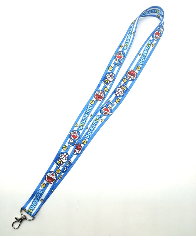 Новый мультяшный брелок Doraemon на шею шнурки бейдж веревка подвеска аксессуары |