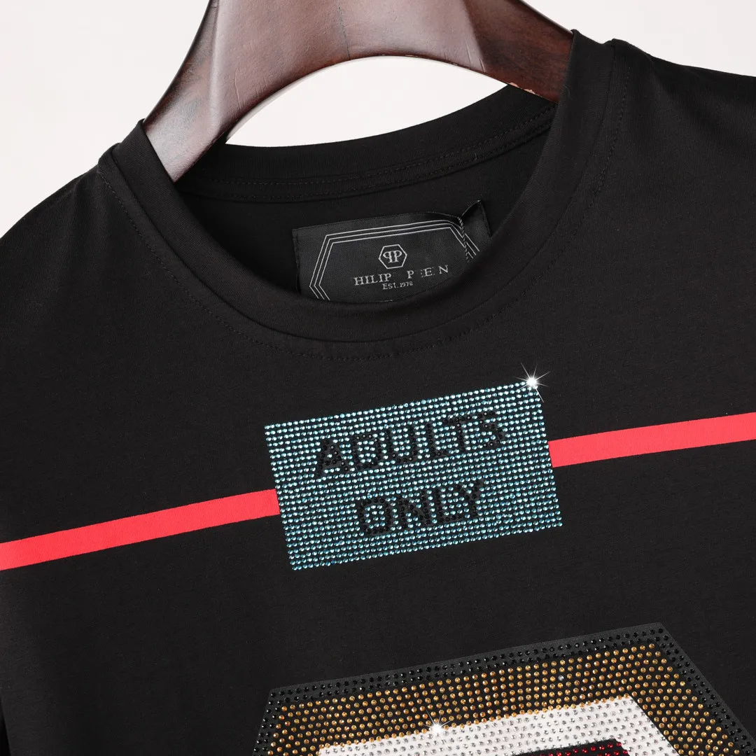 

Plein-Brand Men's T Shirt Orangutan Print Tshirt Men PP Summer Style Casual Streetwear Short-Sleeved Top Tees Fashion New