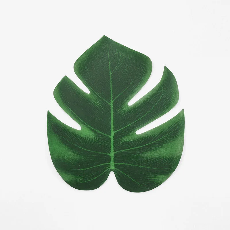 12 шт Искусственные листья тропической пальмы для Гавайские пляжные украшения