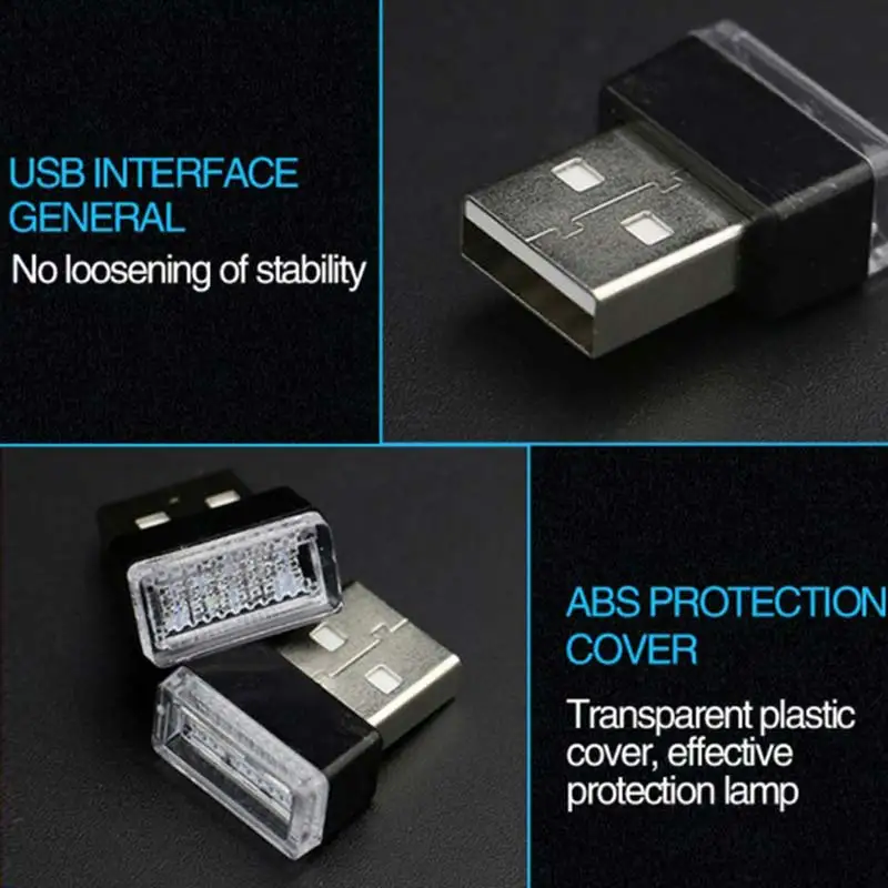 

Mini LED Car Light Auto Interior USB Atmosphere Light Plug And Play Decor Lamp Emergency Lighting PC Auto Products Car Accessory