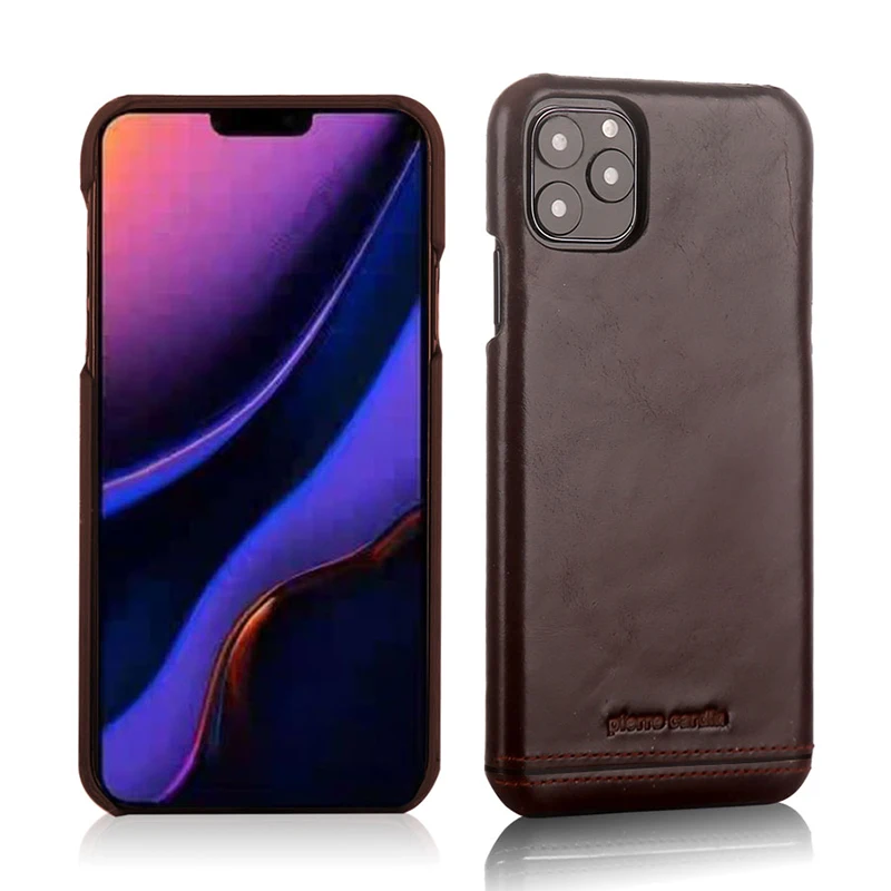 Чехол из натуральной кожи для iPhone 11/Pro/Max, роскошный жесткий защитный чехол для iPhone 11 Pro Max