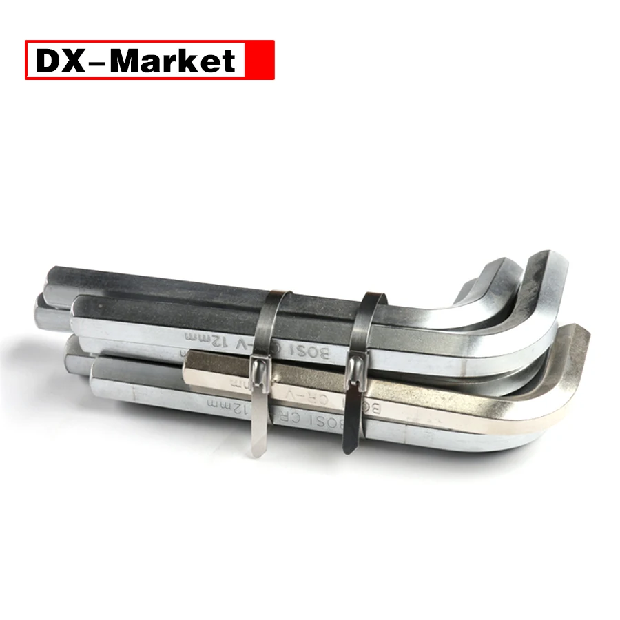 4.6*1000 Self Lock Cable Ties 100 Pieces 304/316 Stainless Steel 4.6mm Marine Metal Tie C020 |