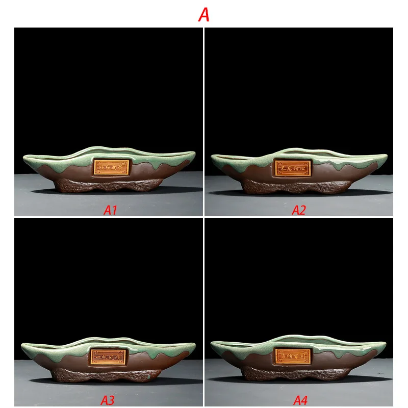 Креативный керамический винтажный цветочный горшок простой контейнер для