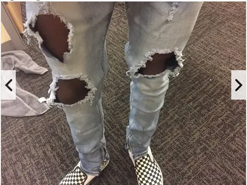 

21 spring and autumn Men's straight plain denim pants mens jeans boyfriend jeans men clothing