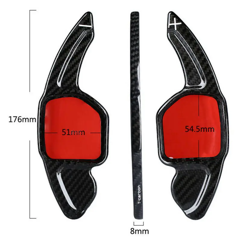 

Карбоновое волокно шестерни DSG руль весло переключения крышка подходит для Audi S8 08-10