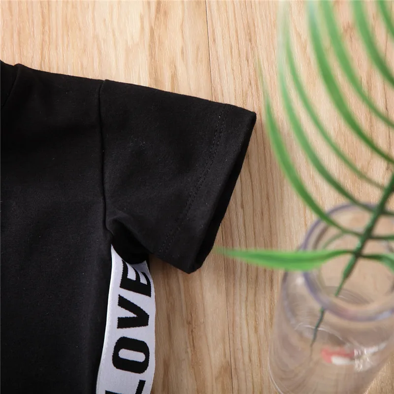 Бесплатная доставка одежда для маленьких девочек пуловер с короткими рукавами и