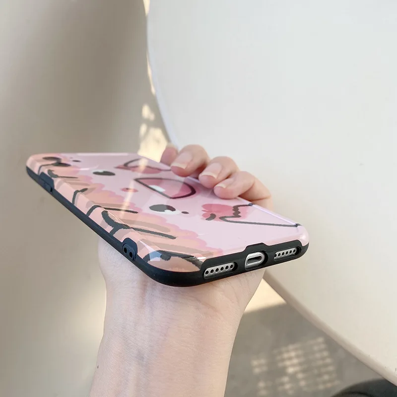 Мультяшная свинка для девочек телефон ip X XS Max XR 8 8plus 7 7Plus 6 6S plus 11 Pro Se милый мягкий