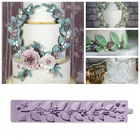 Yueyue Sugarcraft, цветочные листья из ротанга, силиконовая форма, форма для помадки, инструменты для украшения торта, форма для шоколадной мастики