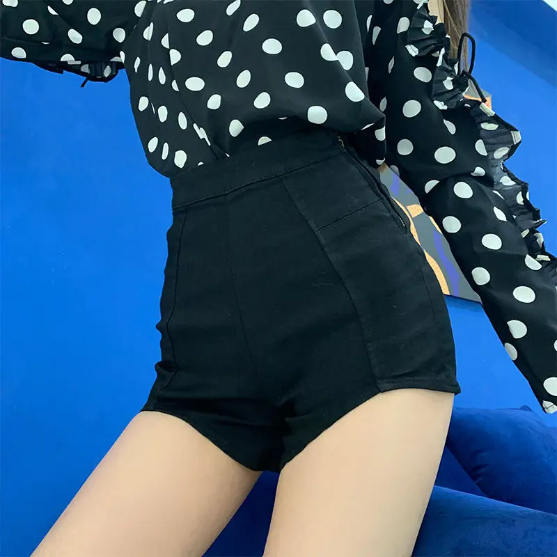 

2020 Fashion Women Summer Denim Shorts Jeans Women High Waisted Short New Femme Push Up Skinny Slim Denim Shorts