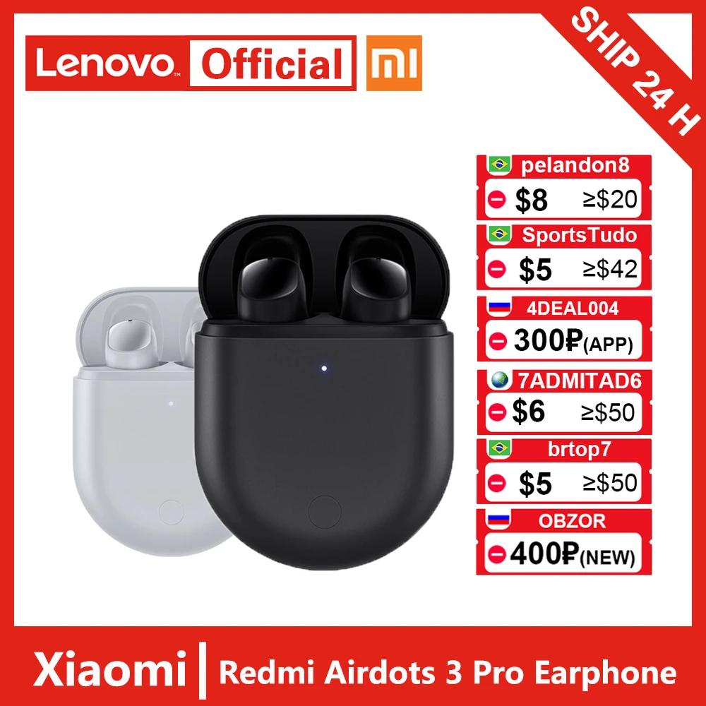 

New Xiaomi Redmi AirDots 3 Pro Wireless Bluetooth Earphone Smart Wear Earbuds Noise Cancelling Headphone With Mic IPX4 Headset