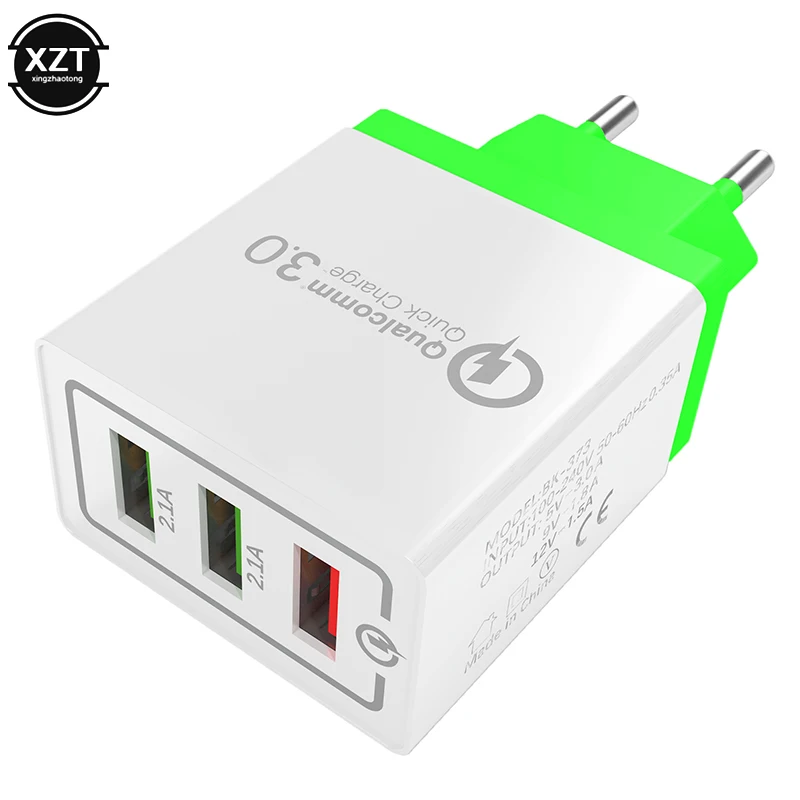 Зарядное устройство USB для быстрой зарядки 3 0 3USB порта 5 В/9 В/12 В умное дорожное
