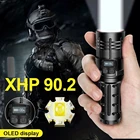 Новый XHP90.2 самые мощные фонари 500000 люмен тактический фонарь Cree XHP90 XHP70 USB перезаряжаемые светодиодные фонари для кемпинга