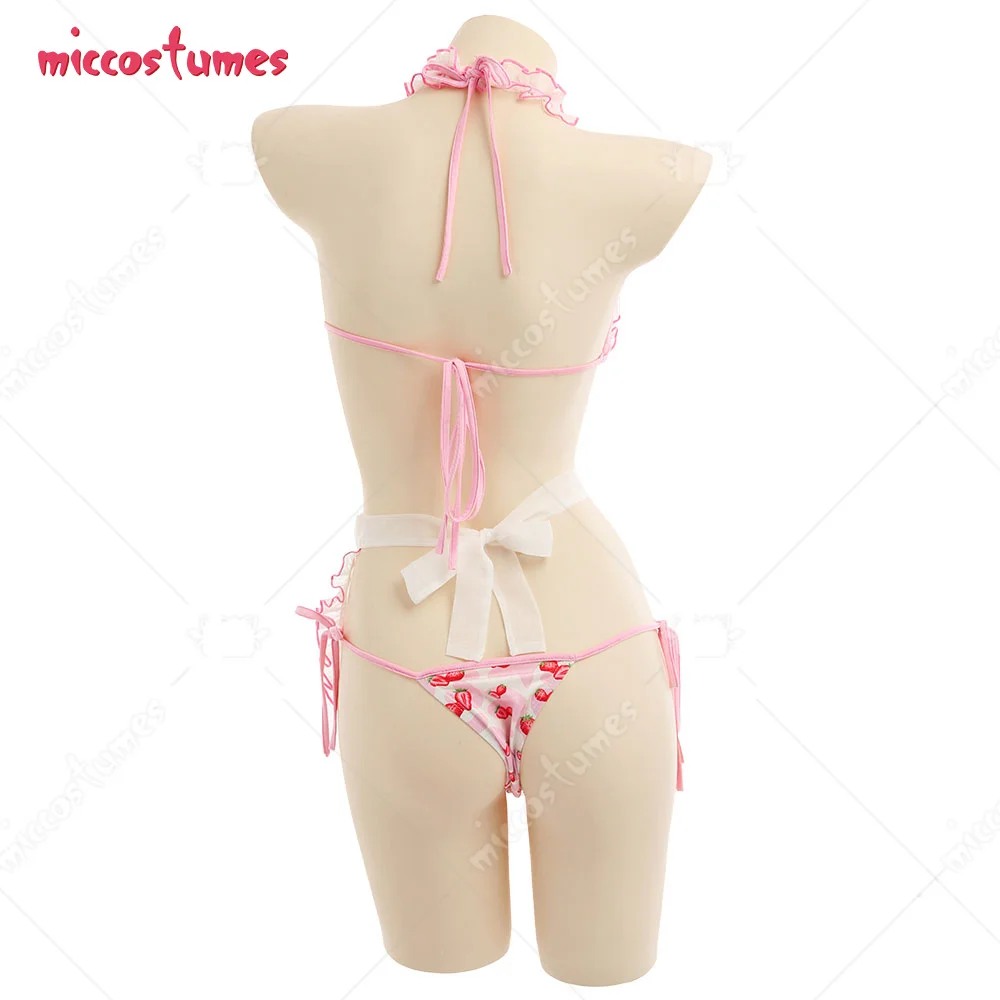 Женский прозрачный костюм в форме сердца с рисунком клубники молочной коровы