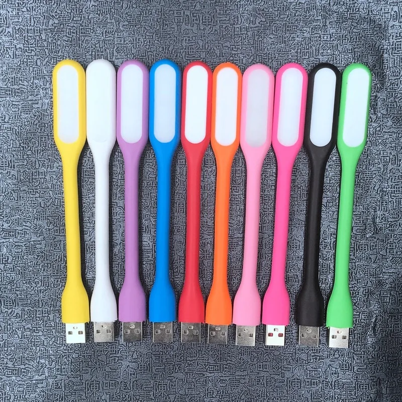 

2 pcs USB LED Book Light Flexible Foldable LED USB Reading Lamp DC 5V Nightlight For Power Bank Computer Notebook Laptop