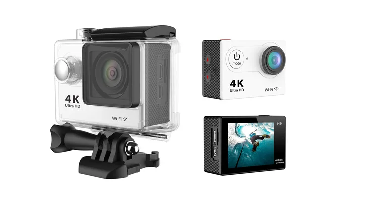 

H16 Action Camera Ultra HD 4K / 30fps WiFi 2.0" 170D Underwater Waterproof Cam Helmet Vedio go Sport pro Came