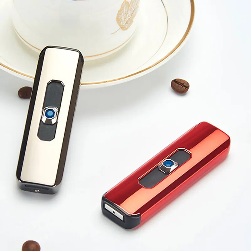 Креативная труба перезаряжаемая USB ветрозащитная беспламенная зарядка Электронная зажигалка бездымный супер зажигалка для мужчин CF