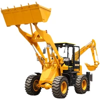 new model compact backhoe loader with carraro transmission and axle optional