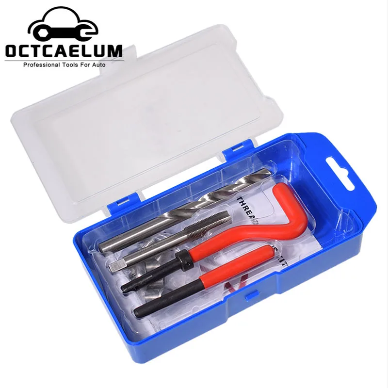 M10 X 1.25 Thread Repair Stainless Helical Coil Wire Insert Tool Kit For Motorcycle Car Helicoil AT2059E