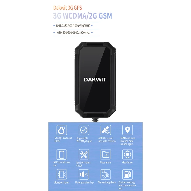 

3G WCDMA TK300 Car GPS Tracker Vehicle Real Time Anti Theft Tracking Locator