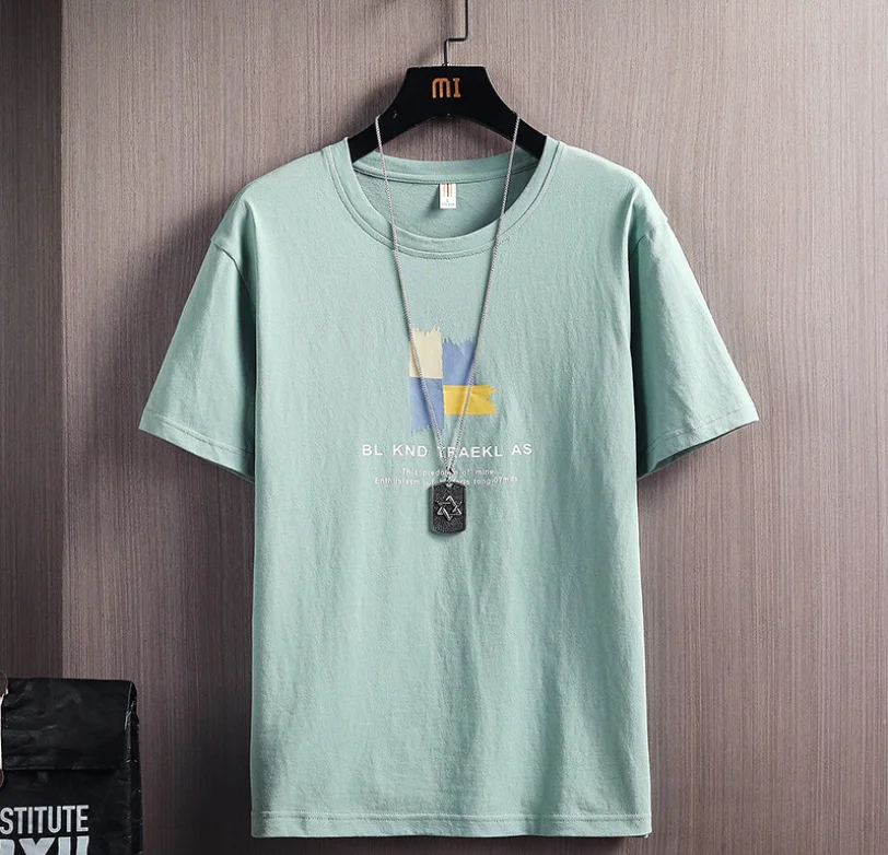 

2021 new summer casual loose printed cotton short-sleeved clothes