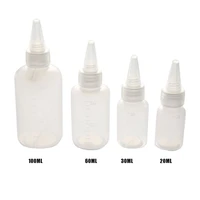 2pcs plastic small squeeze bottles caps food grade container icing cookie condiments
