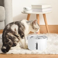 automatic cycle cat drinking water artifact plug in stainless steel smart pet cat and dog waterer dispenser