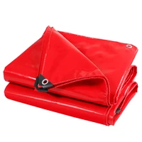 various size red tarp waterproof tarpaulin 0 45mm thickness rain sail for home garden outdoor tools customized size