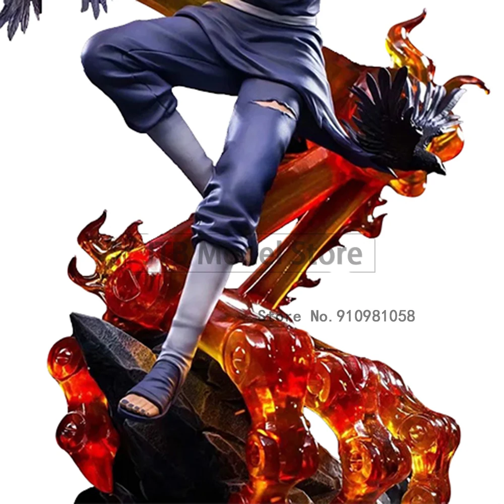 

Naruto figura anime estatueta 11 Polegada pvc modelo uzumaki uchiha itachi figma oversize desktop brinquedos presente