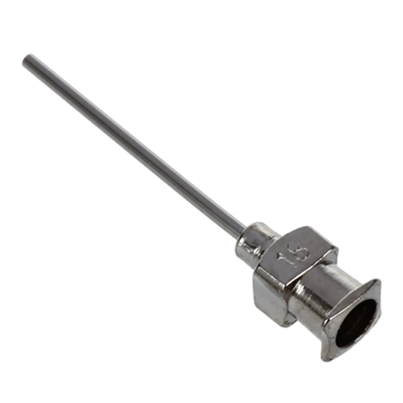

12x Stainless Steel Luer Lock Dispensing Needle Tip, 18 Gauge, 0.57mm ID x 1.18mm OD, & 16 Gauge, 0.89mm ID x 1.43mm OD