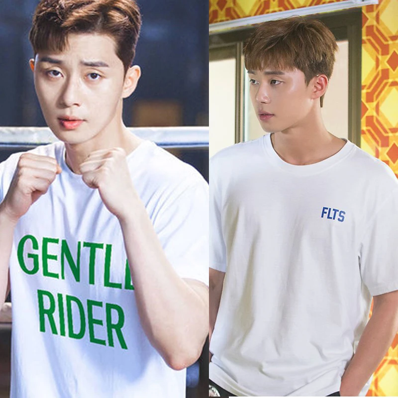 Korea Itaewon Class T Shirt Itaewon Class Park Seo Jun T Shirt Korean TV  T-shirt gentle rider Kpop style fashion men tee shirt