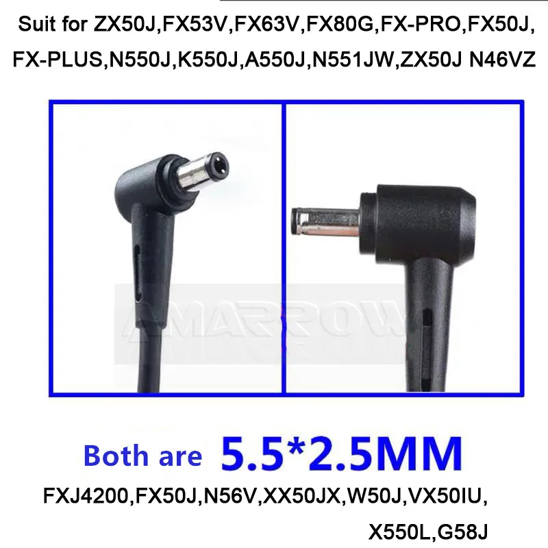 Адаптер питания для ноутбука зарядное устройство ASUS ADP 120RH B/PA 1121 28 N750 N500 G50 N53S N55 19V