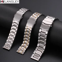 12mm 14mm 16mm 18mm 20mm 22mm 24mm width watch band stainless steel strap five bead diving steel strap watch accessories tool