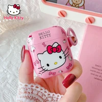hello kitty cartoon cute silicone earphone case for airpods 1 2 3 pro soft cover