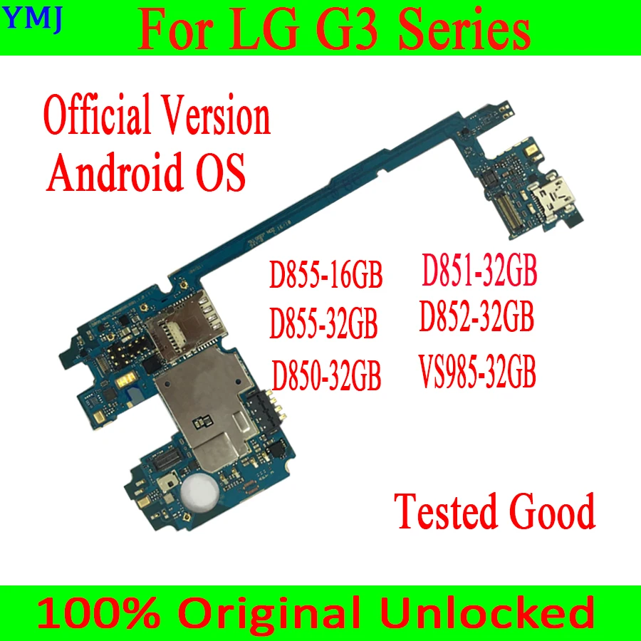 Официальная версия для LG G3 D855 D850 D851 D852 VS985 материнская плата с системой Android и