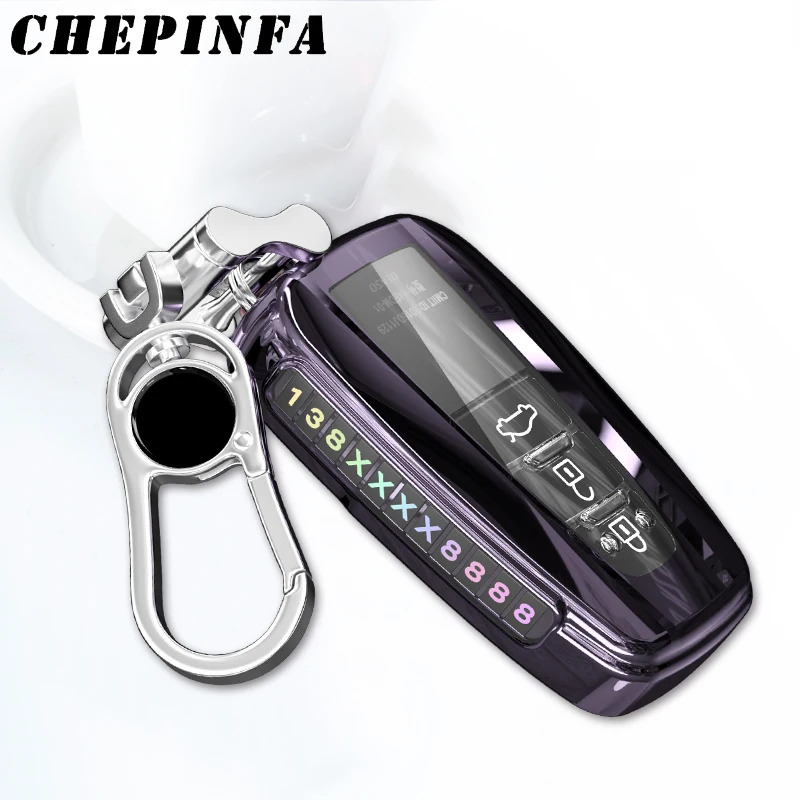 Чехол для автомобильного ключа из ТПУ защитный чехол с полным покрытием Toyota