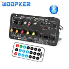 Woopker цифровой Bluetooth стерео усилитель доска 220V сабвуфер двойной микрофона караоке усилители для детей от 8 до 12 дюймов Динамик 1224V