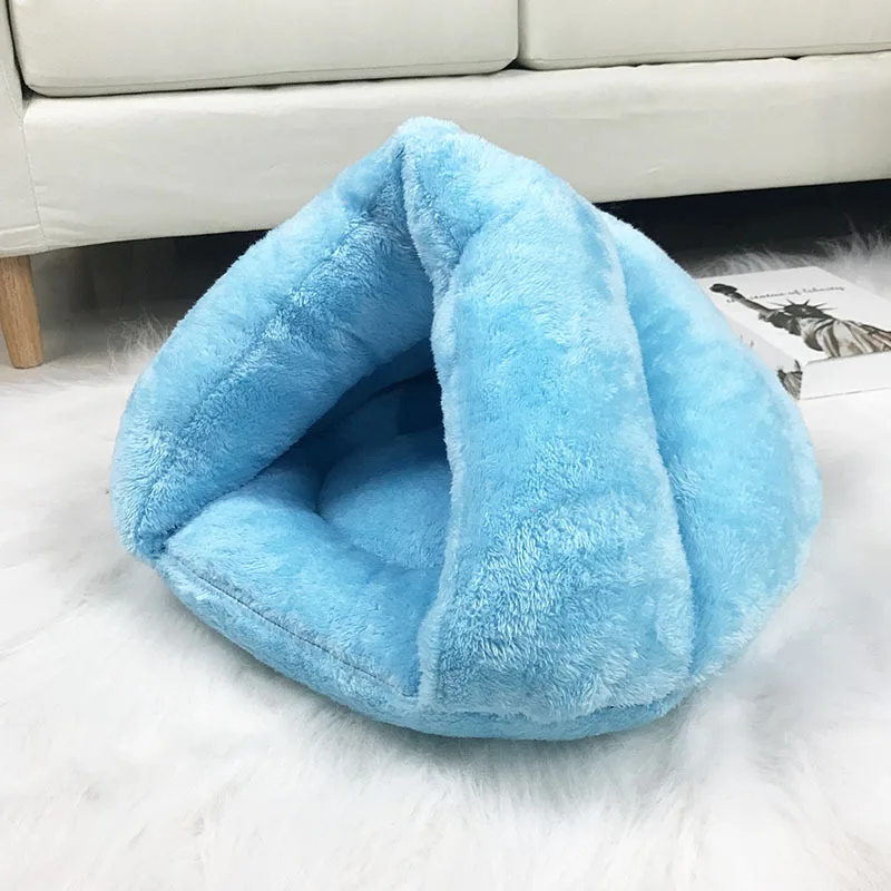 

Super Soft Dog Bed Washable Long Plush Cat Dog House Deep Sleep House Round Cushion Mats Sofa Dog Kitten Supplies