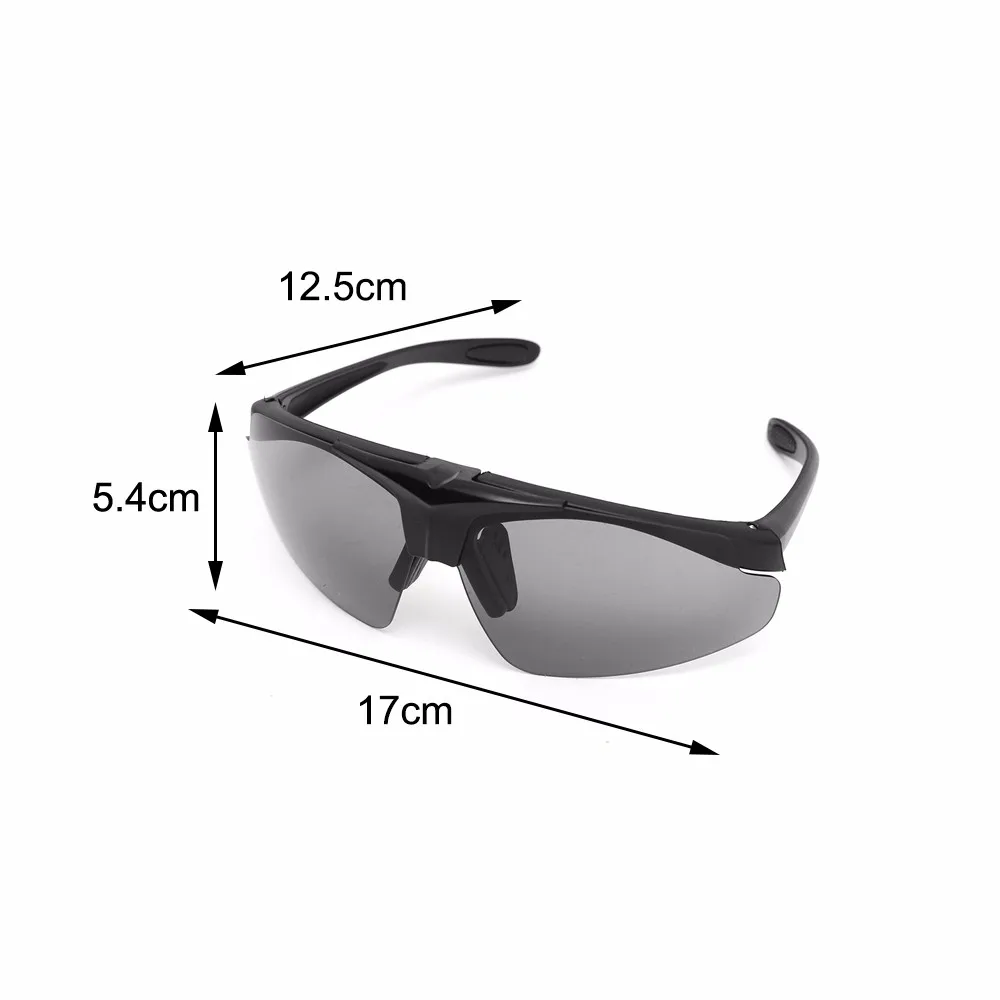 Тактические очки с 3 линзами военные армейские поляризационные пластиковые