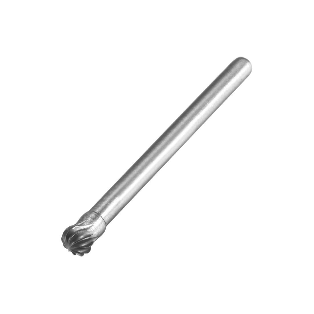 

uxcell 1/8" Shank Carbide Burrs Single Cut Rotary Burrs File Ball Shape Cutting Burrs 2/3/4/5/6mm Head for Die Grinder Bits