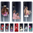 Мягкий чехол для VIVO Y31, прозрачный мягкий модный женский милый силиконовый чехол для родителей и детей, нескользящий противоударный чехол с полной защитой