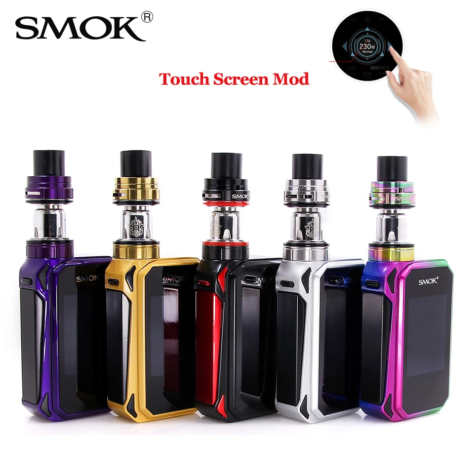 SMOK G PRIV 2 комплекта 230 Вт Priv Mod 18650 батарея 4 мл TFV8 X Baby испаритель электронная